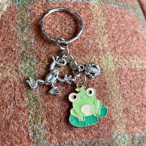 Frog keyring cute - cute, tree
