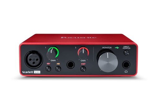 Focusrite scarlett solo 3rd - focusrite,