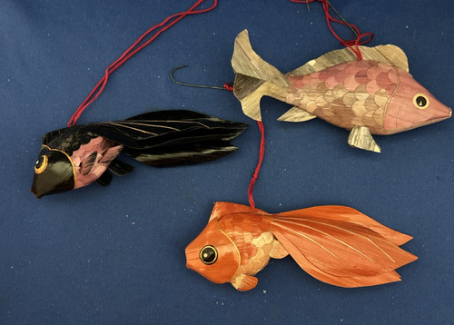 Japanese koi fish wood - japanese,