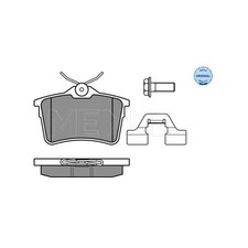 MEYLE 025 247 6516/W Brake Pads Rear for