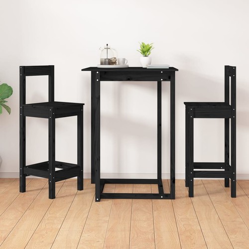 Bar chairs black - 2x,