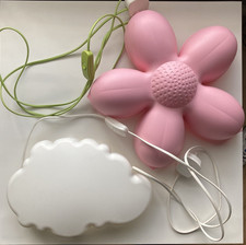 1 X IKEA Smila Blomma Pink Flower + IKEA Dromsyn Cloud Light