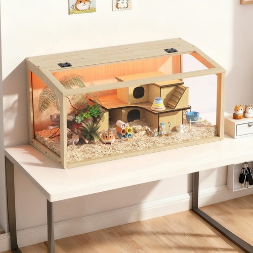 Hamster cage wood - hamster,