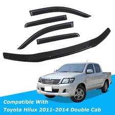 Bonnet Guard Protector Wind Deflectors Body Kit For Toyota Hilux Vigo 2011-2014 