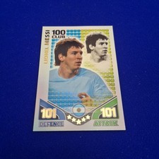 Lionel Messi Match Attax Card Trading Game 2010 Argentina - 100 Club Shiny 101