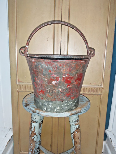 Vintage metal riveted - metal,