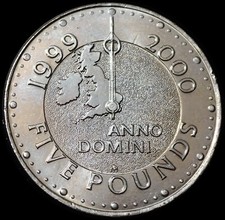 UK 5 Pounds 1999 Elizabeth II