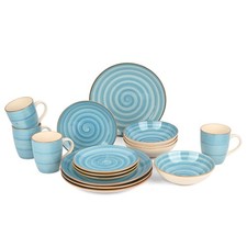 16-Piece Ceramic Stoneware Dinning Set, Tableware Dinner Set, Serve for 4