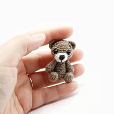 Handmade crochet bear toy - handmade,