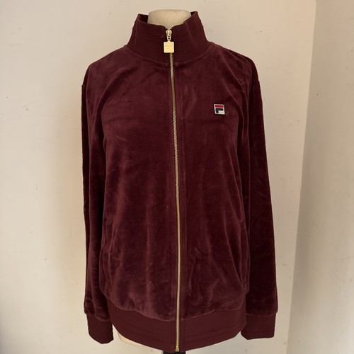 Velour fila jacket size - fila, jacket,