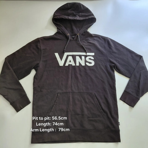 Vans hoodie large black - vans,