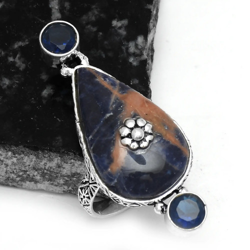 Sodolite tanzanite ethnic - tanzanite,