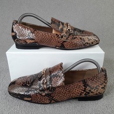 Top Shop Womens Shoes UK 6  Snakeskin Loafers Slip On Loafer Ladies EU 39