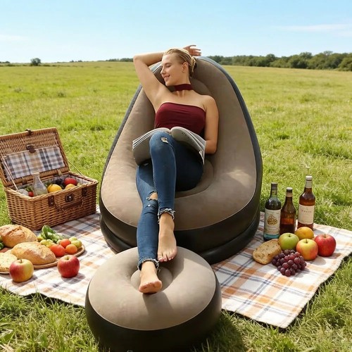 Inflatable sofa chair with - chair,