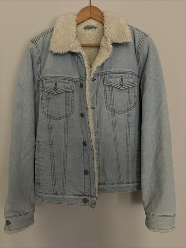 Asos men denim sherpa - asos,