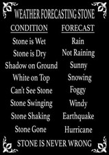 WEATHER FORECASTING STONE