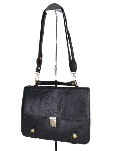 Deena ozzy black mock croc - ozzy,