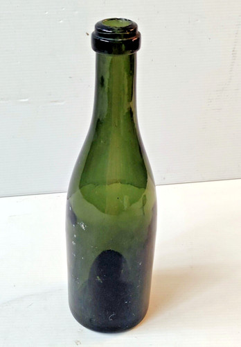 Antique wine bottle blown - wine,