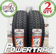 2 X 195 75 16C POWERTRAC 107/105R  COMMERCIAL VAN  195/75R16C 8PR M+S C&B LABELS