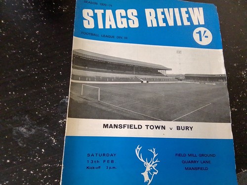 Mansfield town bury season - mansfield, v