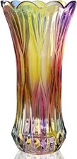 Large crystal glass - glass, flower