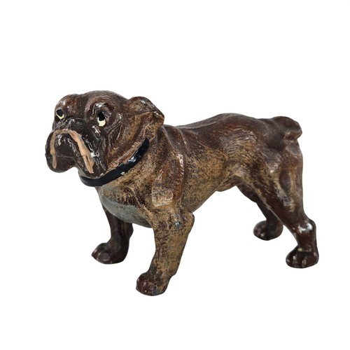 Vintage english bulldog statue - english,