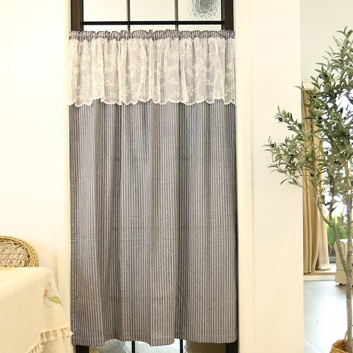 Japanese stripe cotton linen - cotton,