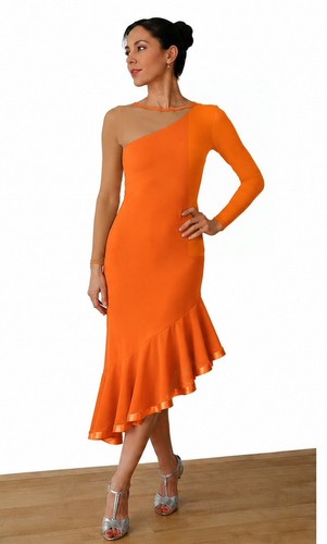 Stretchy latin dress - stretchy,