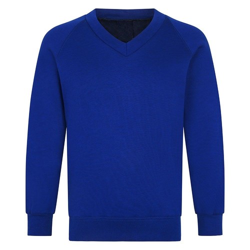 Unisex school neck jumper - v,