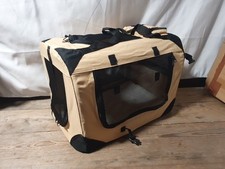 Underdog Foldable Dog Crate, Carrier, 50cm, Mesh, Storage Bags, Removable Mat
