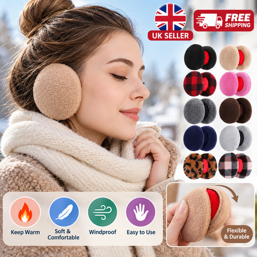Winter earmuffs unisex soft - earmuffs,