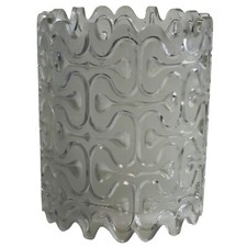 A good mid-century Swedish Ewå Värnamo frosted glass Lamp Shade C.1960