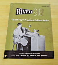 Vtg 1954 Rivett 918 Lathe