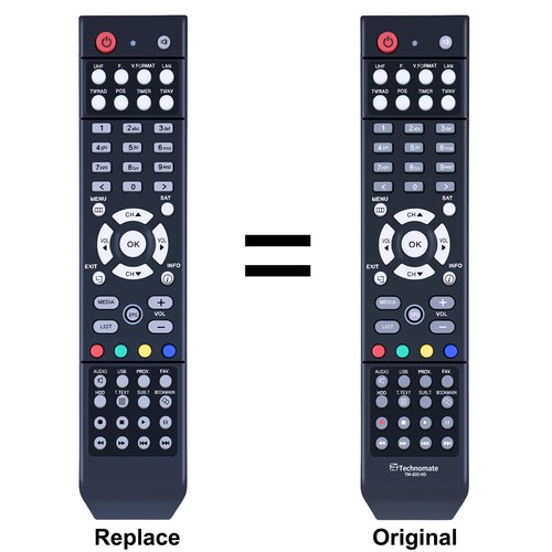 New replacement remote - new,