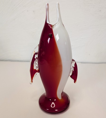 Vintage murano red fish - murano,