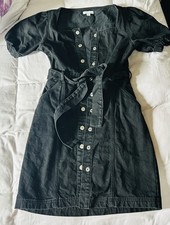 Topshop Black Pinafore