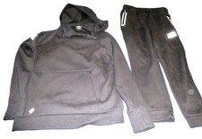 Superdry Unisex Hooded Tracksuit Set SMALL, Black