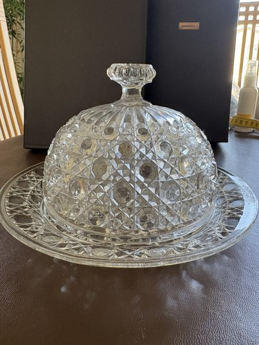 Antique pressed glass covered - pressed,