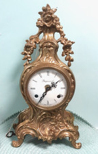 Brass mantle clock Franz