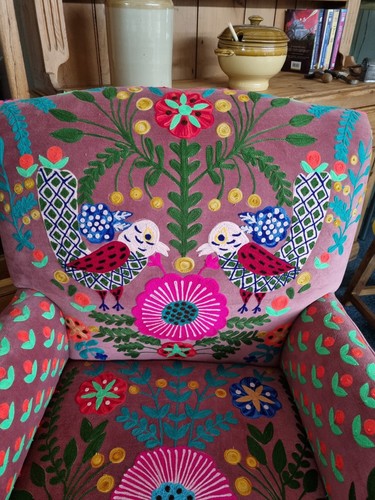 Armchair upholstered with - armchair,