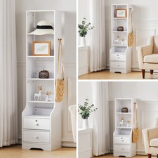 Wooden Tall 2 Drawers