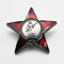 Red Star Medal WW2 CCCP Soviet Labour Badges Russia USSR KGB Honored Worker Pin