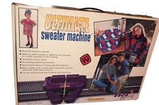 Ultimate Sweater Machine Knitting Machine Crafts Bond America Complete w/Box