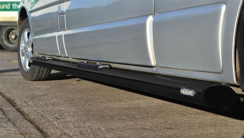 Black side bars step pads - side,