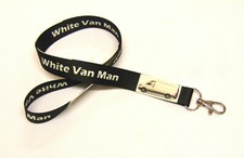 WHITE VAN MAN printed neck