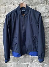 Mens FRED PERRY Harrington Bomber Jacket Navy Mod Small/Medium  40”