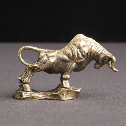 Brass bull statue bullfighting - bull,
