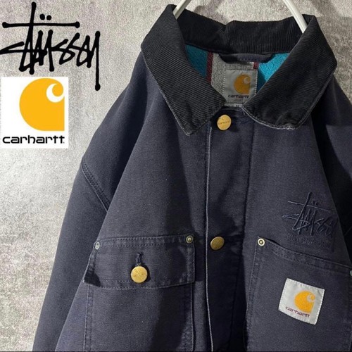 Carhartt stussy jacket black - stussy,
