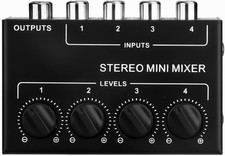 4 Channel Stereo Audio Mixer