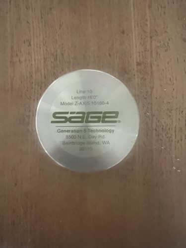 Sage axis 16 salmon - z-axis,